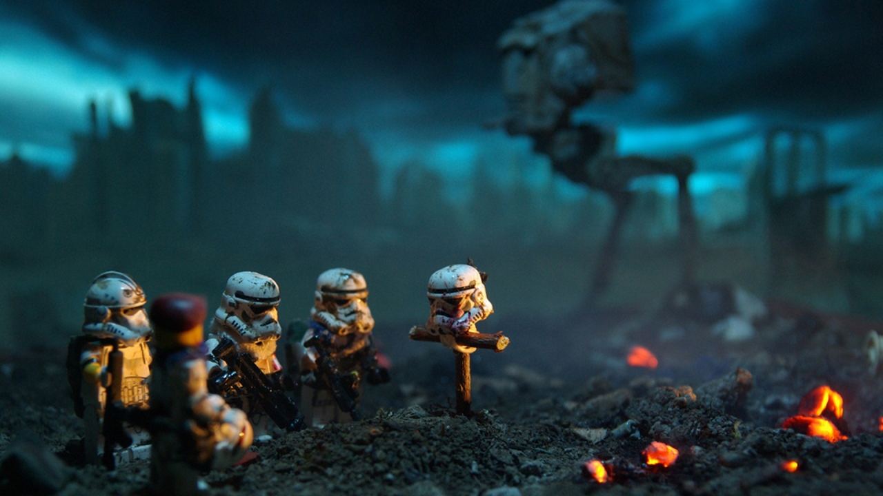 Star Wars Lego Soldiers for 1280 x 720 HDTV 720p resolution
