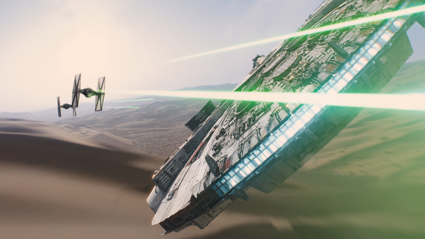 Star Wars The Force Awakens for 1366 x 768 HDTV resolution