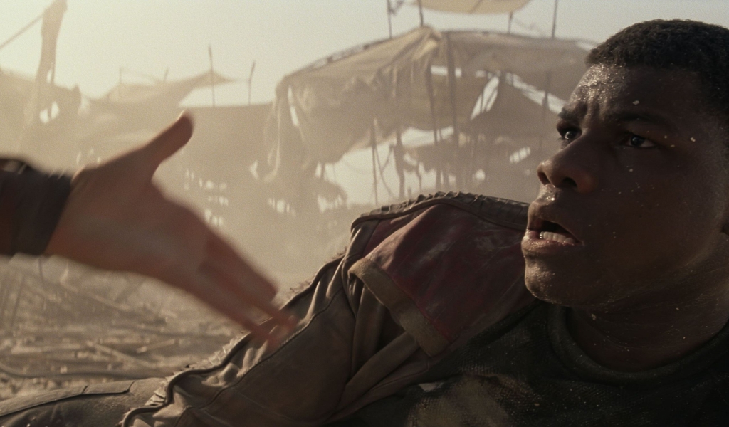 Star Wars The Force Awakens John Boyega for 1024 x 600 widescreen resolution