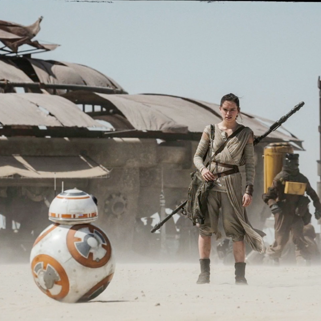 Star Wars The Force Awakens R2D2 for 1024 x 1024 iPad resolution
