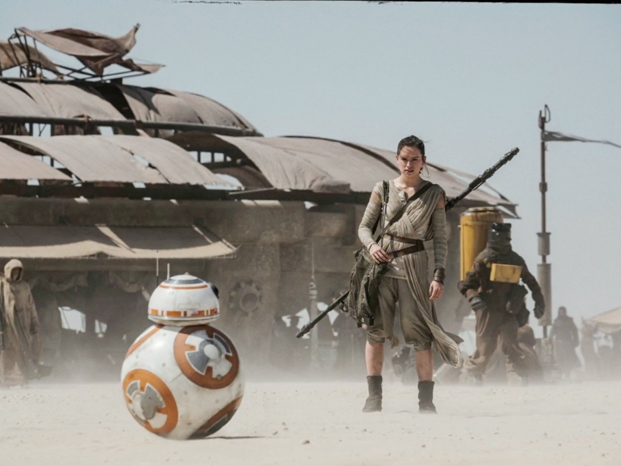 Star Wars The Force Awakens R2D2 for 1280 x 960 resolution