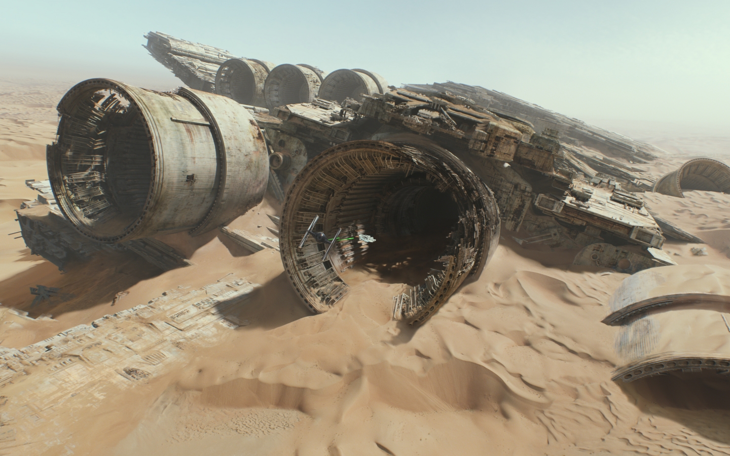 Star Wars The Force Awakens Ship for 1440 x 900 widescreen resolution