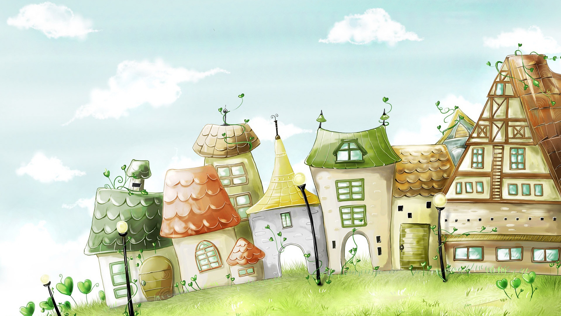 Story House for 1920 x 1080 HDTV 1080p resolution