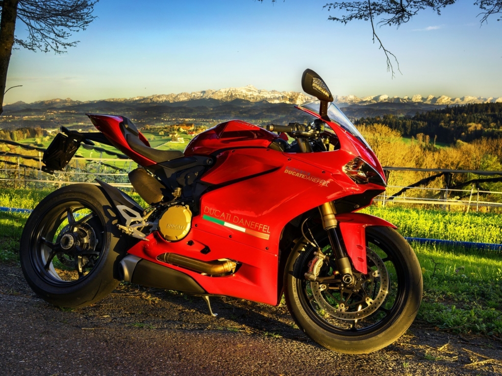 Stunning Red Ducati  for 1024 x 768 resolution