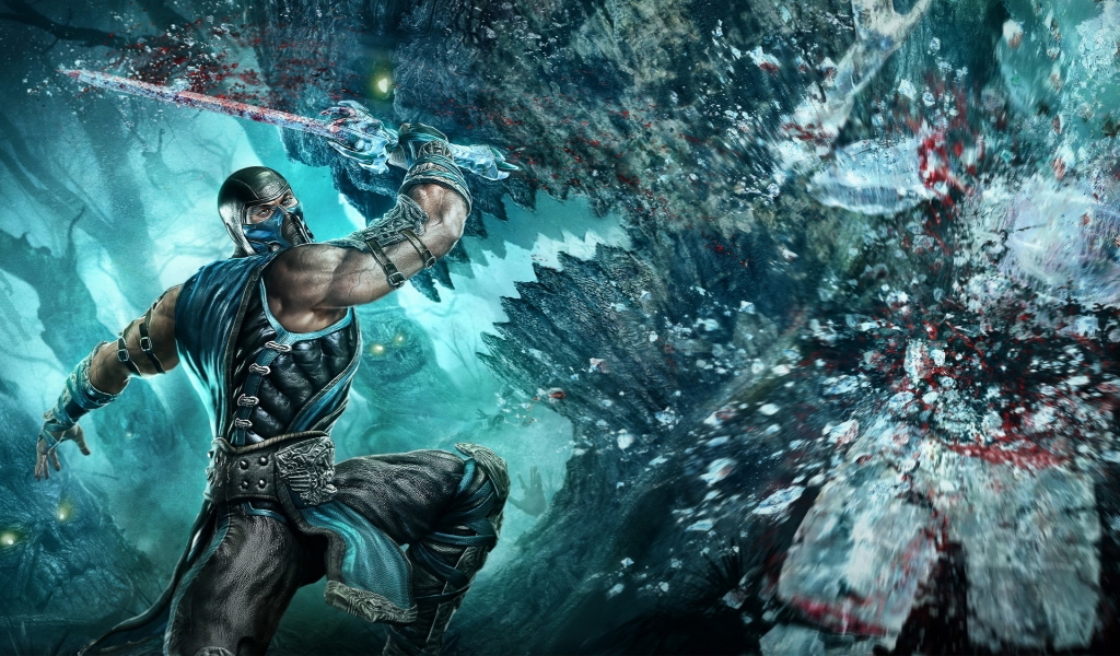 Sub-Zero Character for 1024 x 600 widescreen resolution