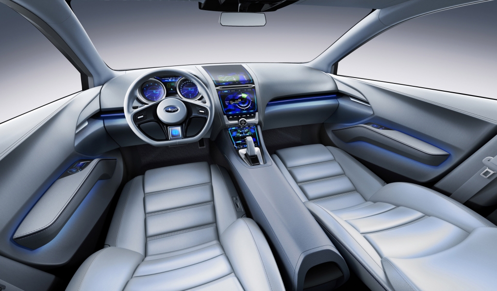 Subaru Impreza Concept Interior for 1024 x 600 widescreen resolution