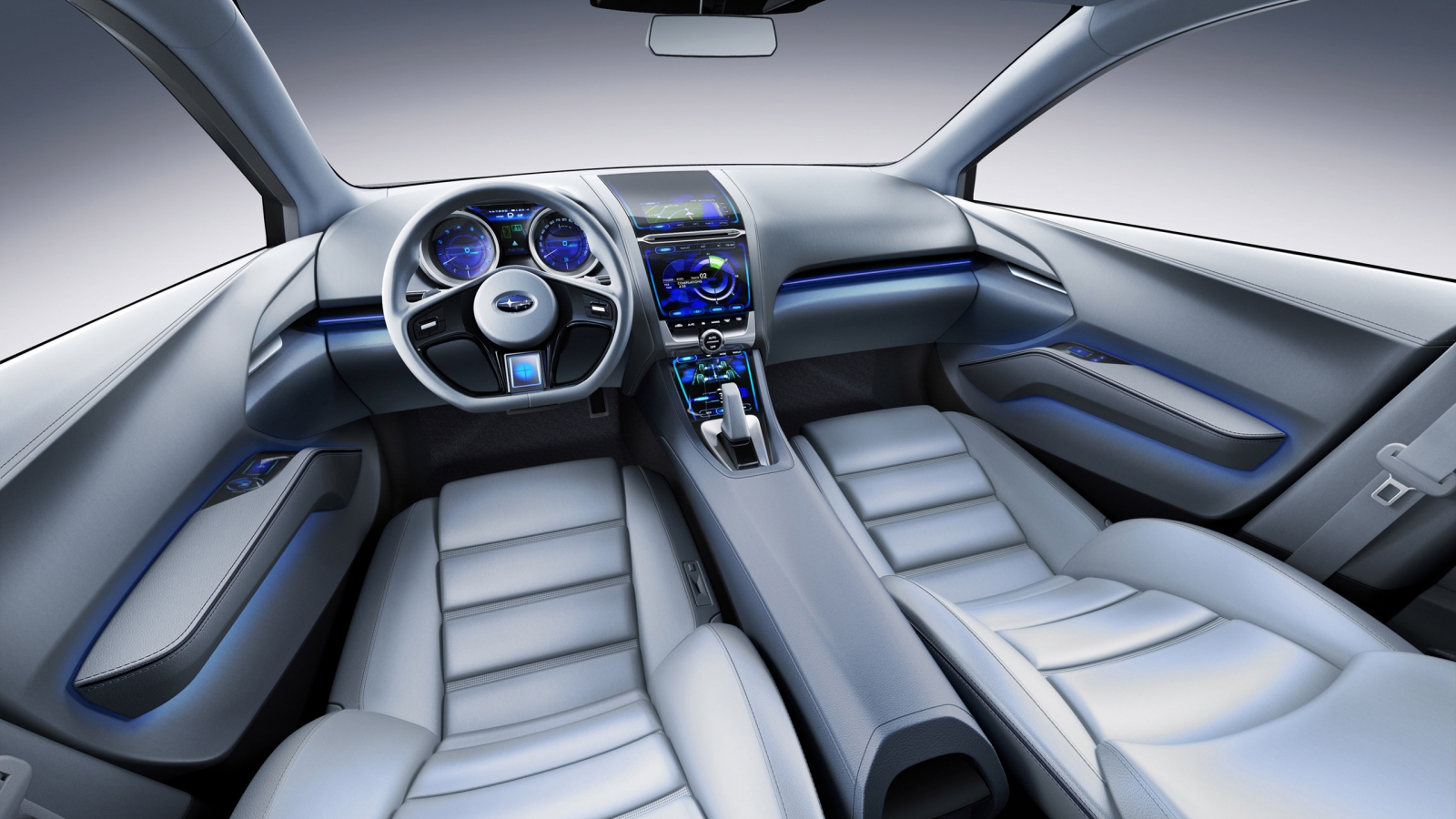Subaru Impreza Concept Interior for 1600 x 900 HDTV resolution