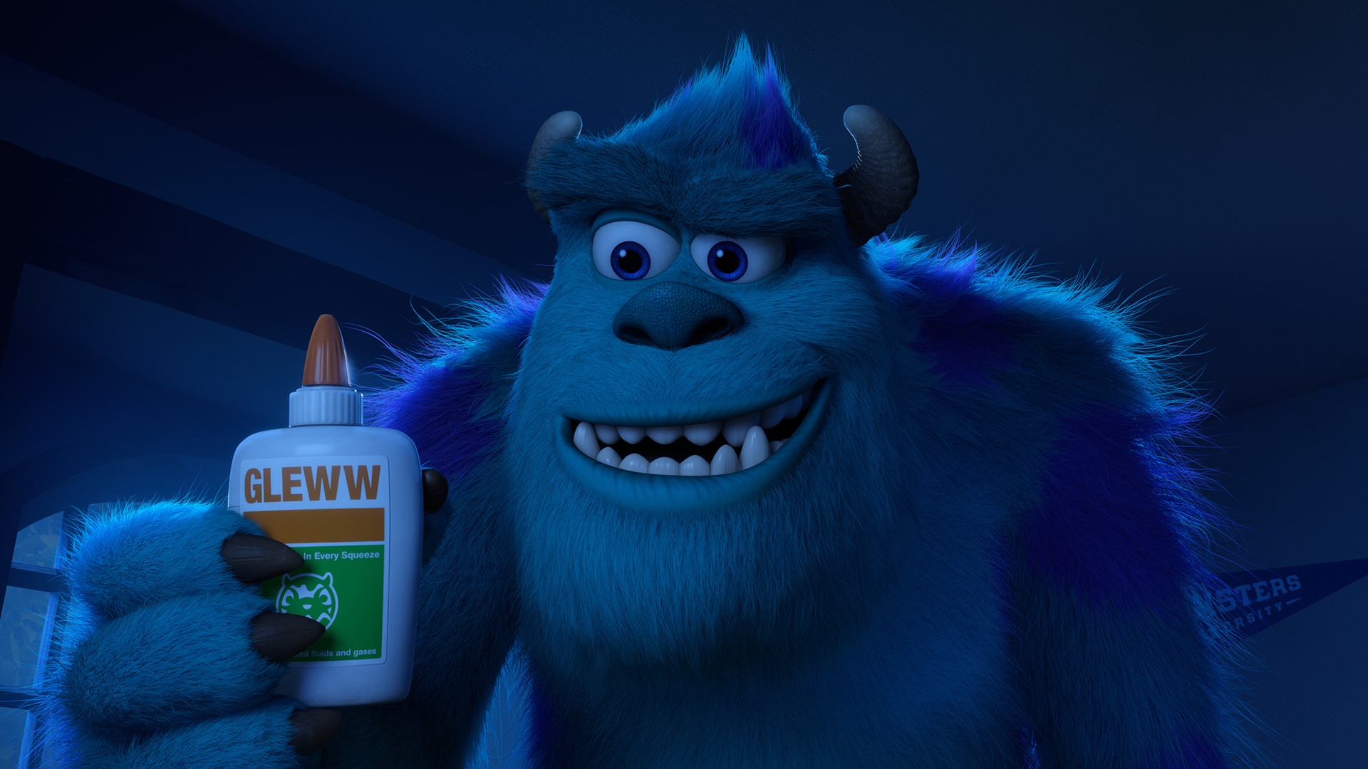 Sulley Monsters University for 1920 x 1080 HDTV 1080p resolution