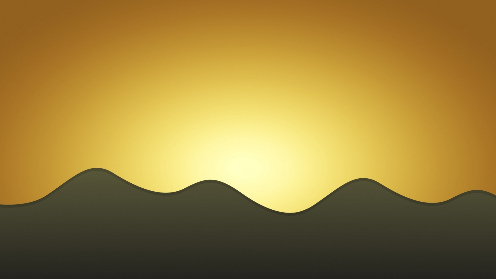 Sunset Minimal for 1680 x 945 HDTV resolution