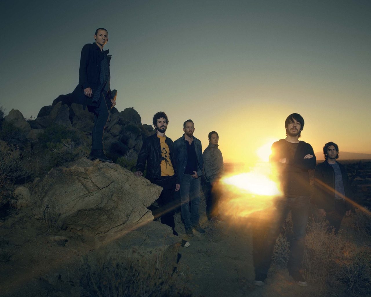 Sunset with Linkin Park for 1280 x 1024 resolution