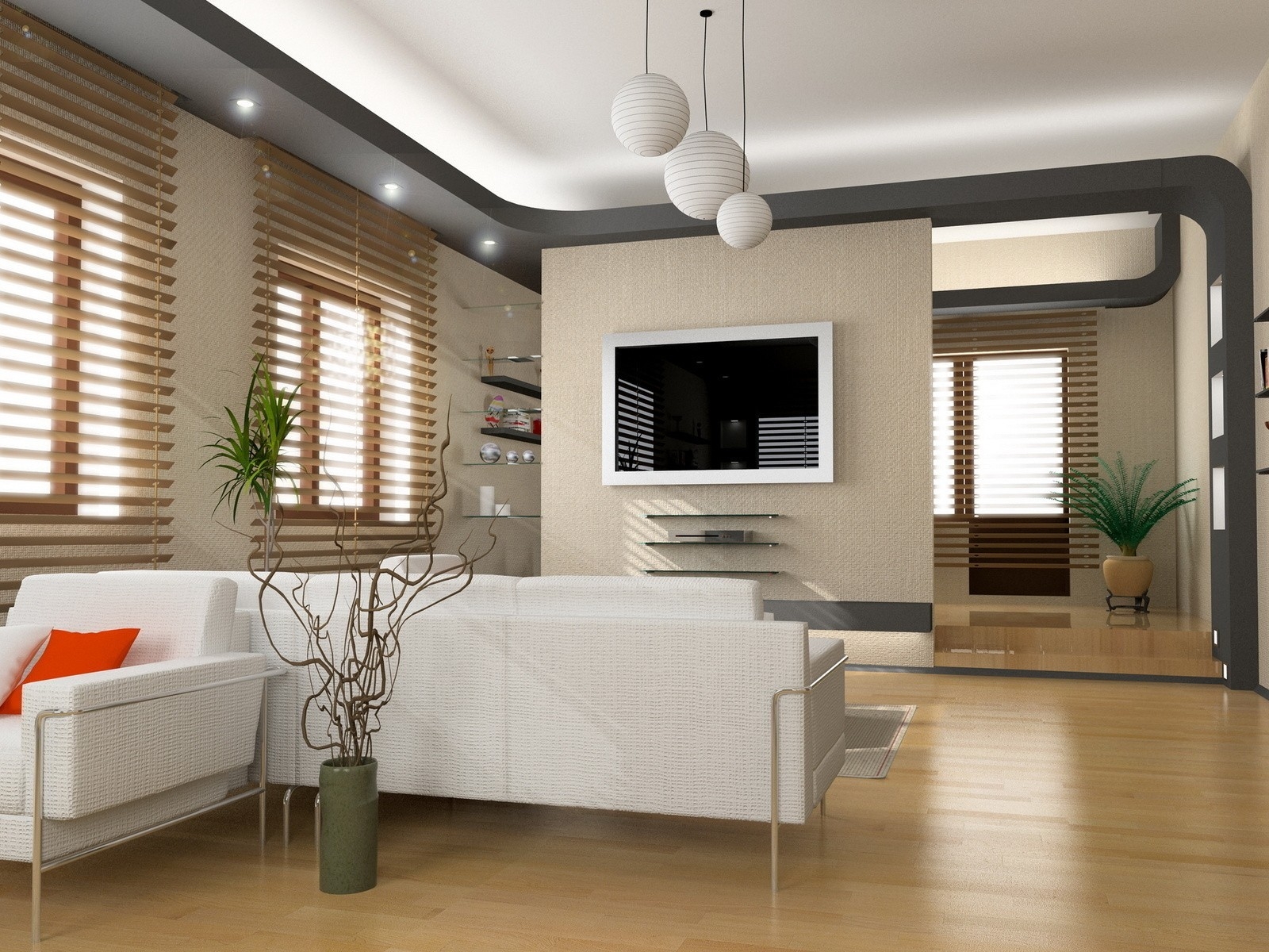 Superb Living Room Design for 1600 x 1200 resolution