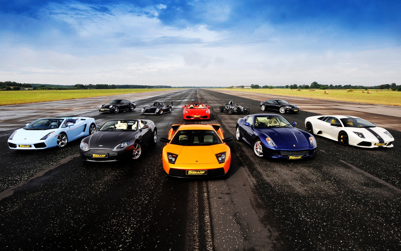 Supercars for 1280 x 800 widescreen resolution