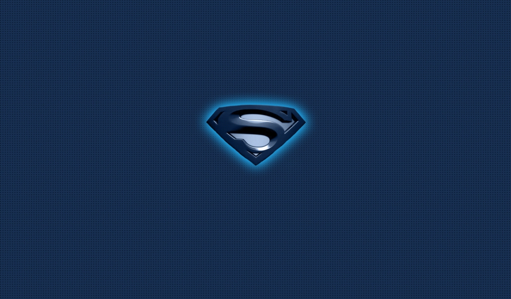Superman Blue Logo for 1024 x 600 widescreen resolution