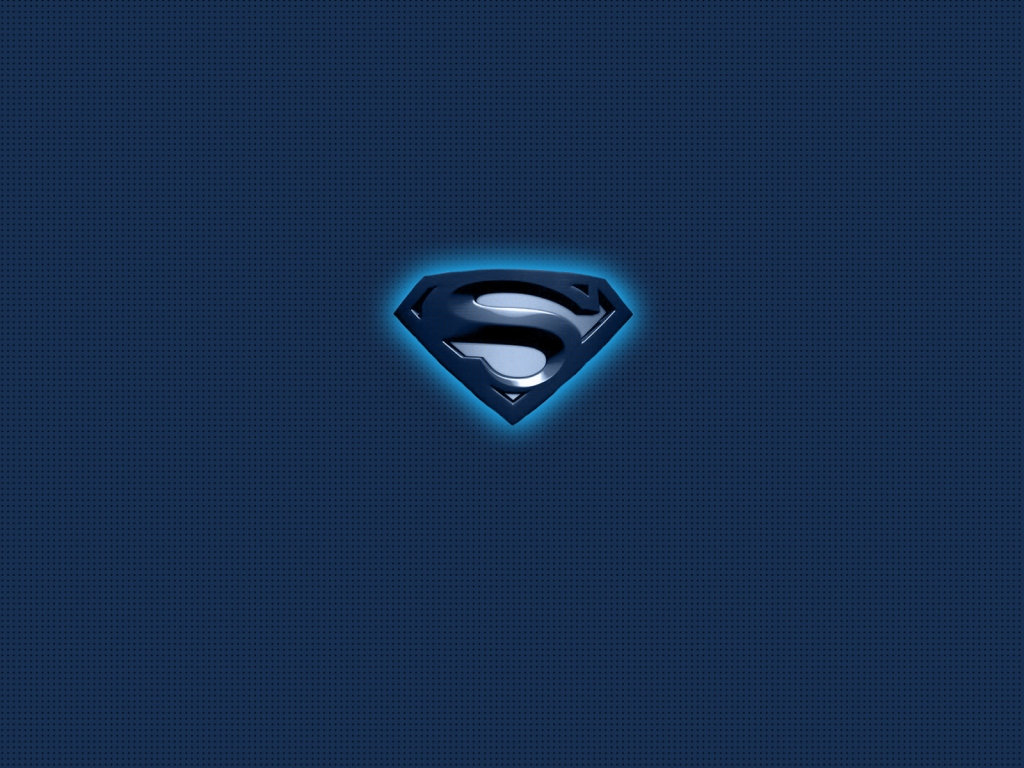 Superman Blue Logo for 1024 x 768 resolution