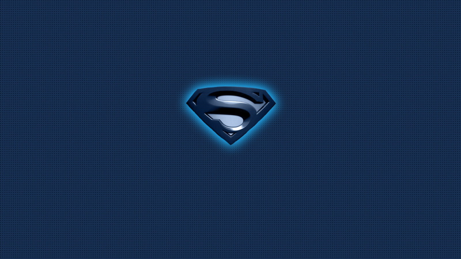 Superman Blue Logo for 1600 x 900 HDTV resolution