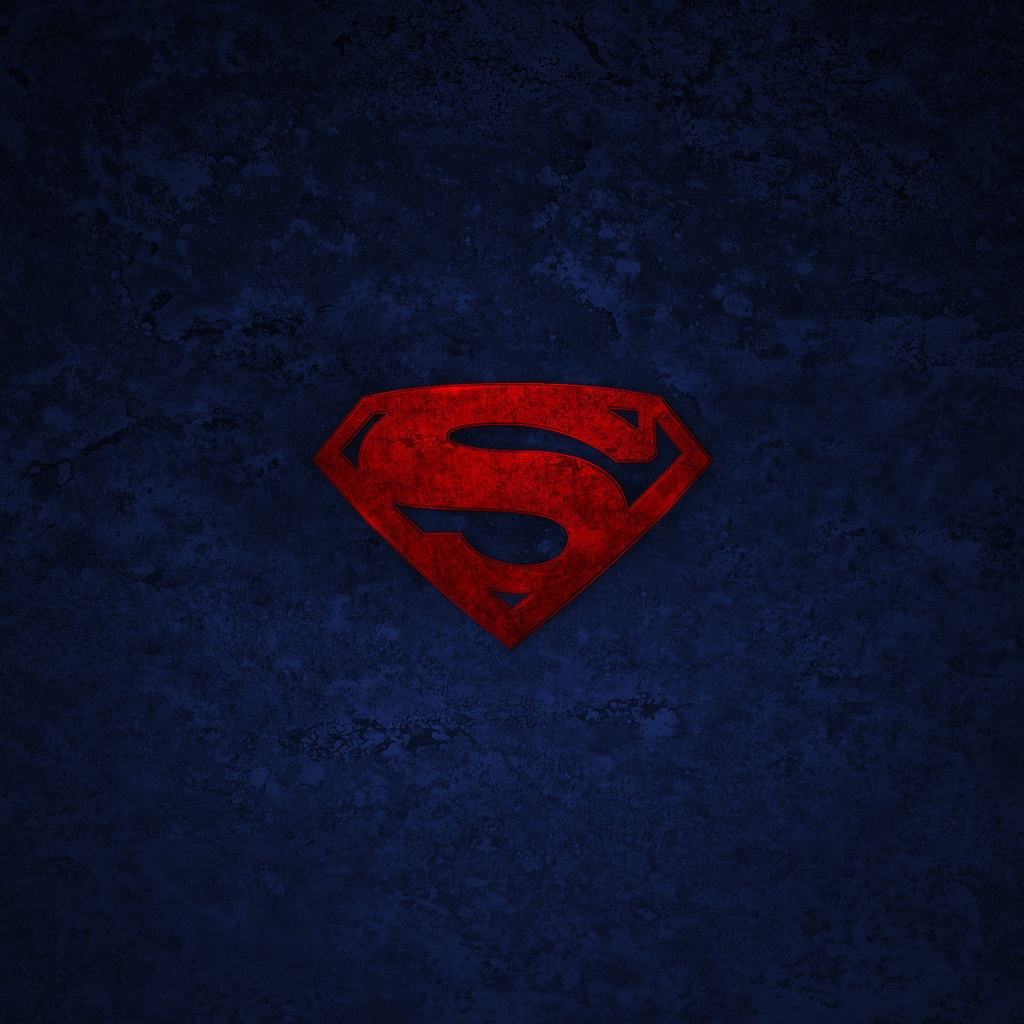 Superman Logo for 1024 x 1024 iPad resolution