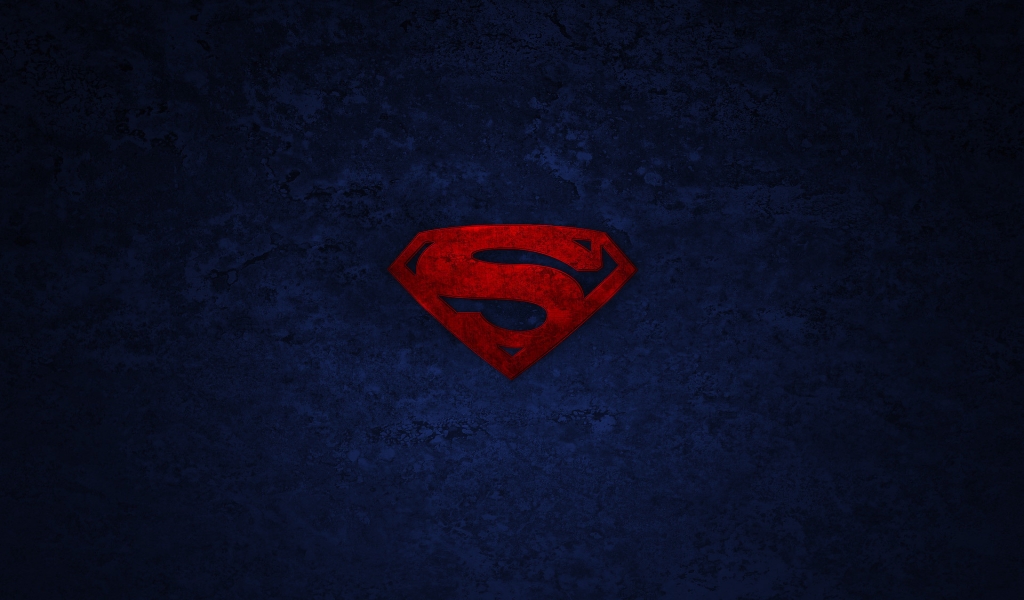 Superman Logo for 1024 x 600 widescreen resolution