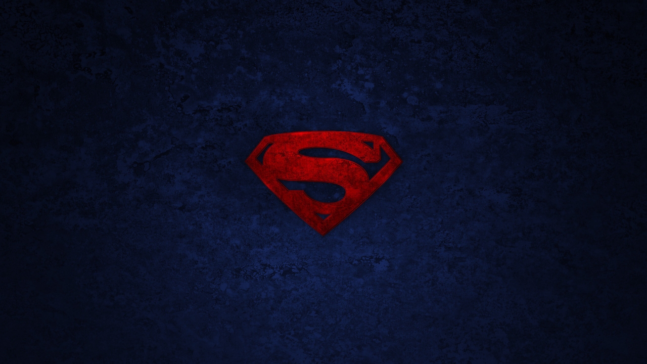 Superman Logo for 1280 x 720 HDTV 720p resolution