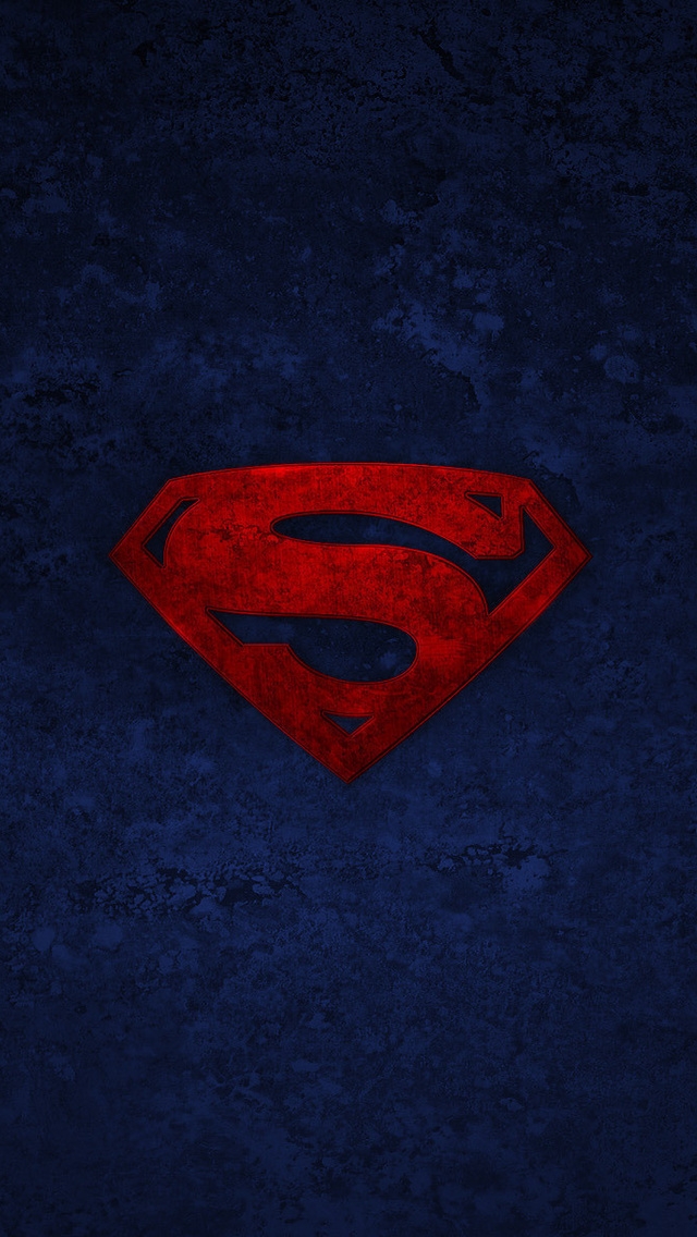Superman Logo for 640 x 1136 iPhone 5 resolution