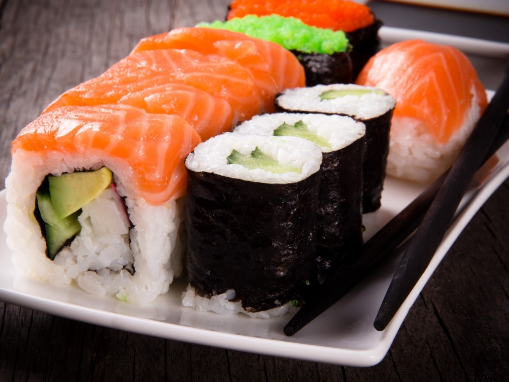 Sushi Rolls for 1024 x 768 resolution