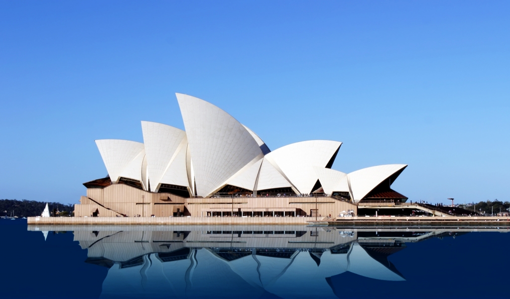 Sydney Opera House for 1024 x 600 widescreen resolution