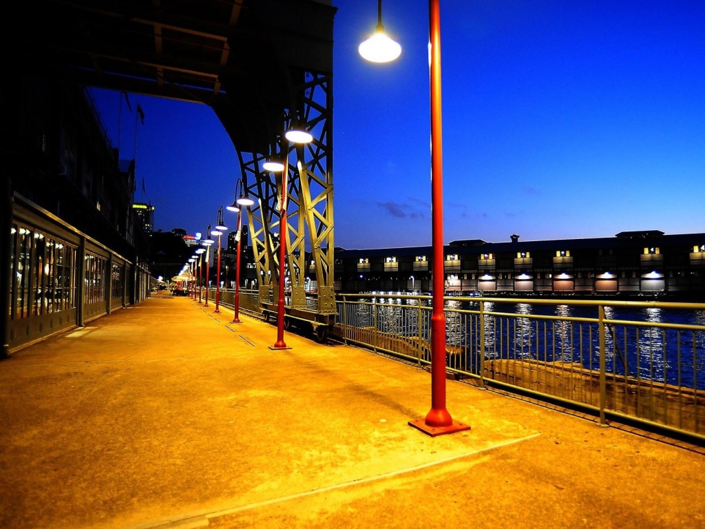 Sydney View Docks for 1024 x 768 resolution