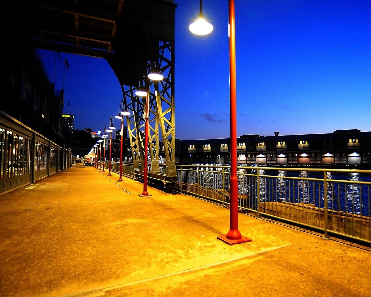 Sydney View Docks for 1280 x 1024 resolution