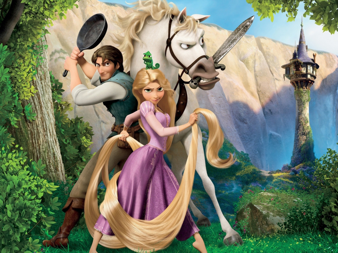 Tangled Animated Musical Film for 1280 x 960 resolution
