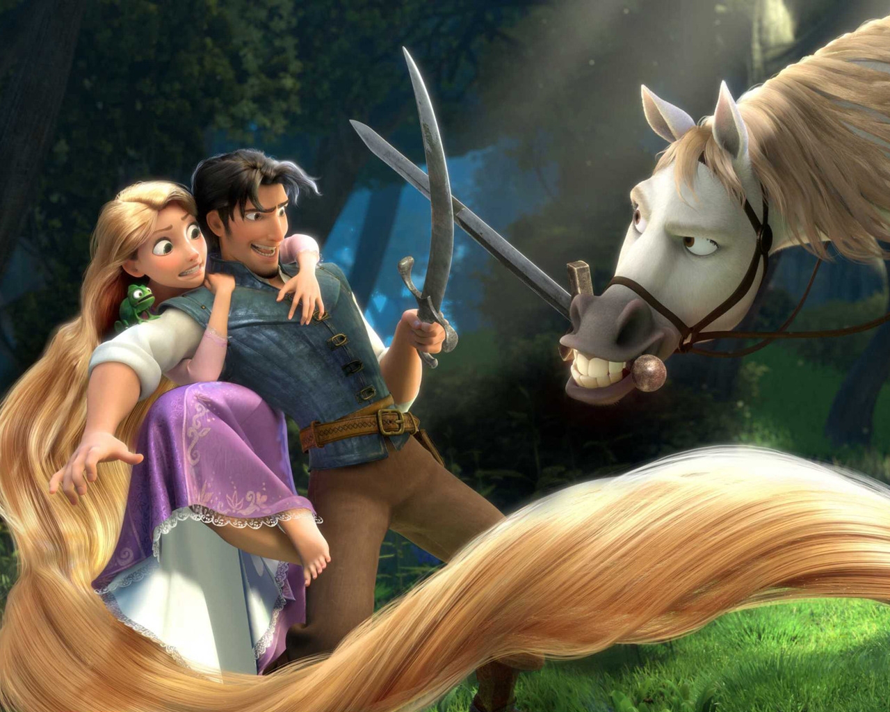 Tangled Movie for 1280 x 1024 resolution