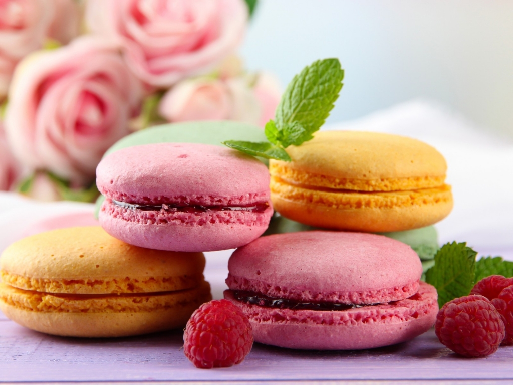 Tasty Macaroons for 1024 x 768 resolution