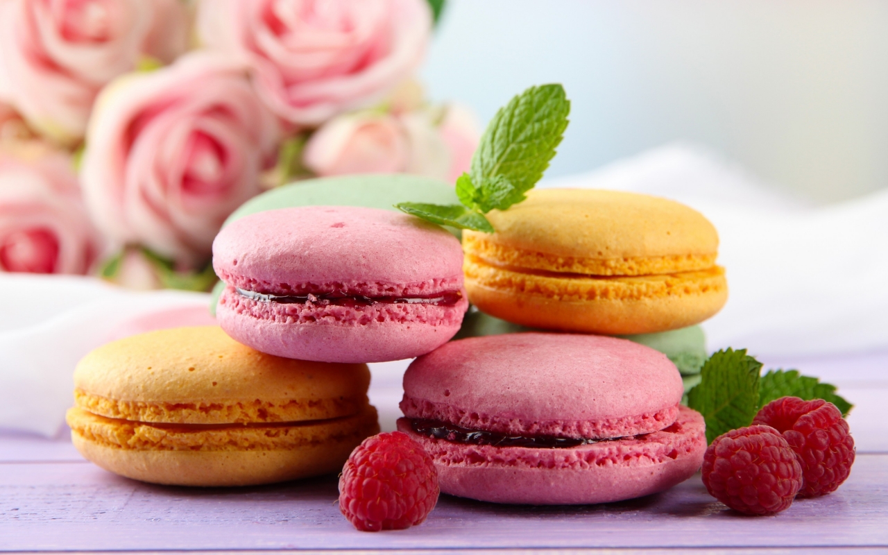 Tasty Macaroons for 1280 x 800 widescreen resolution
