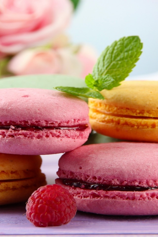 Tasty Macaroons for 640 x 960 iPhone 4 resolution