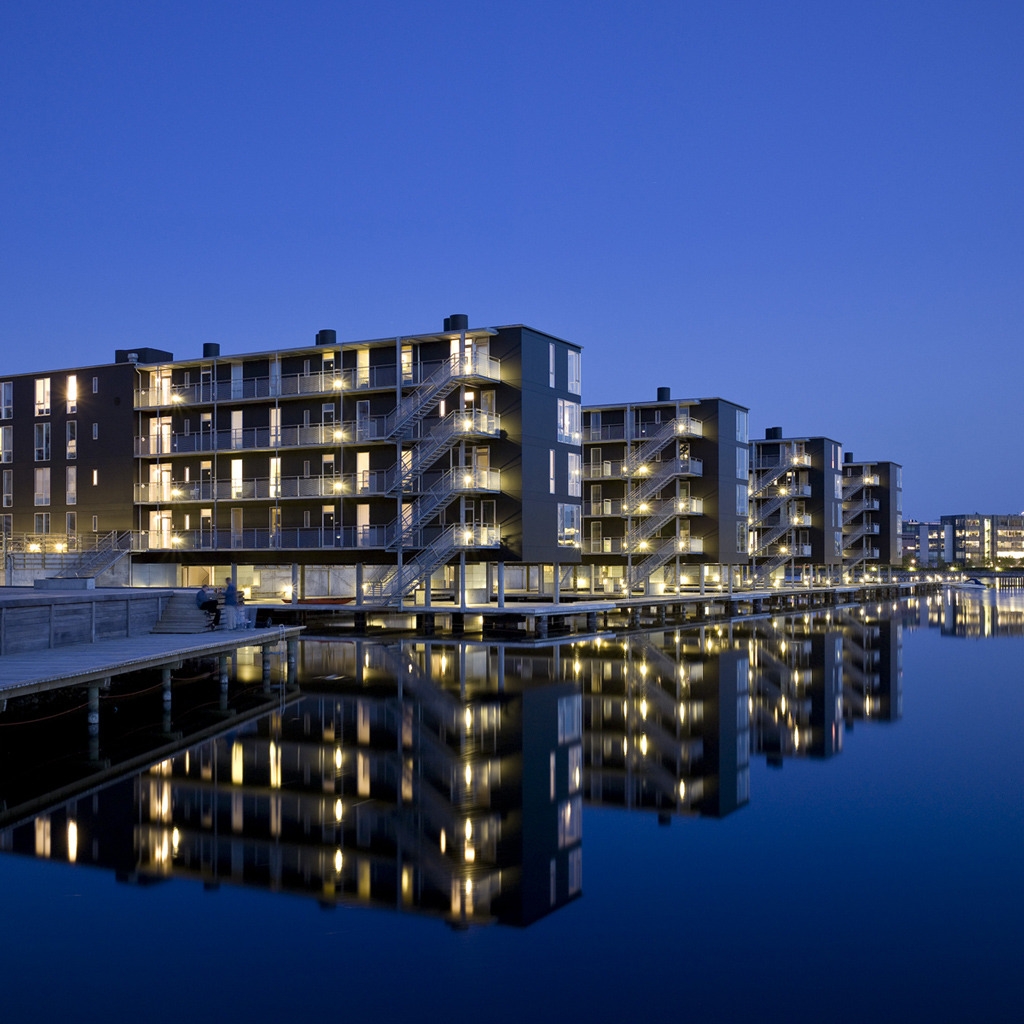 Teglvrkshavnen Block in Copenhagen for 1024 x 1024 iPad resolution