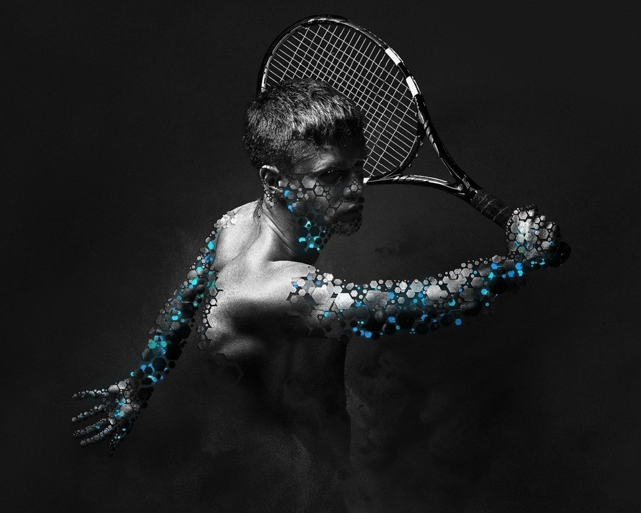 Tenis Player for 1280 x 1024 resolution