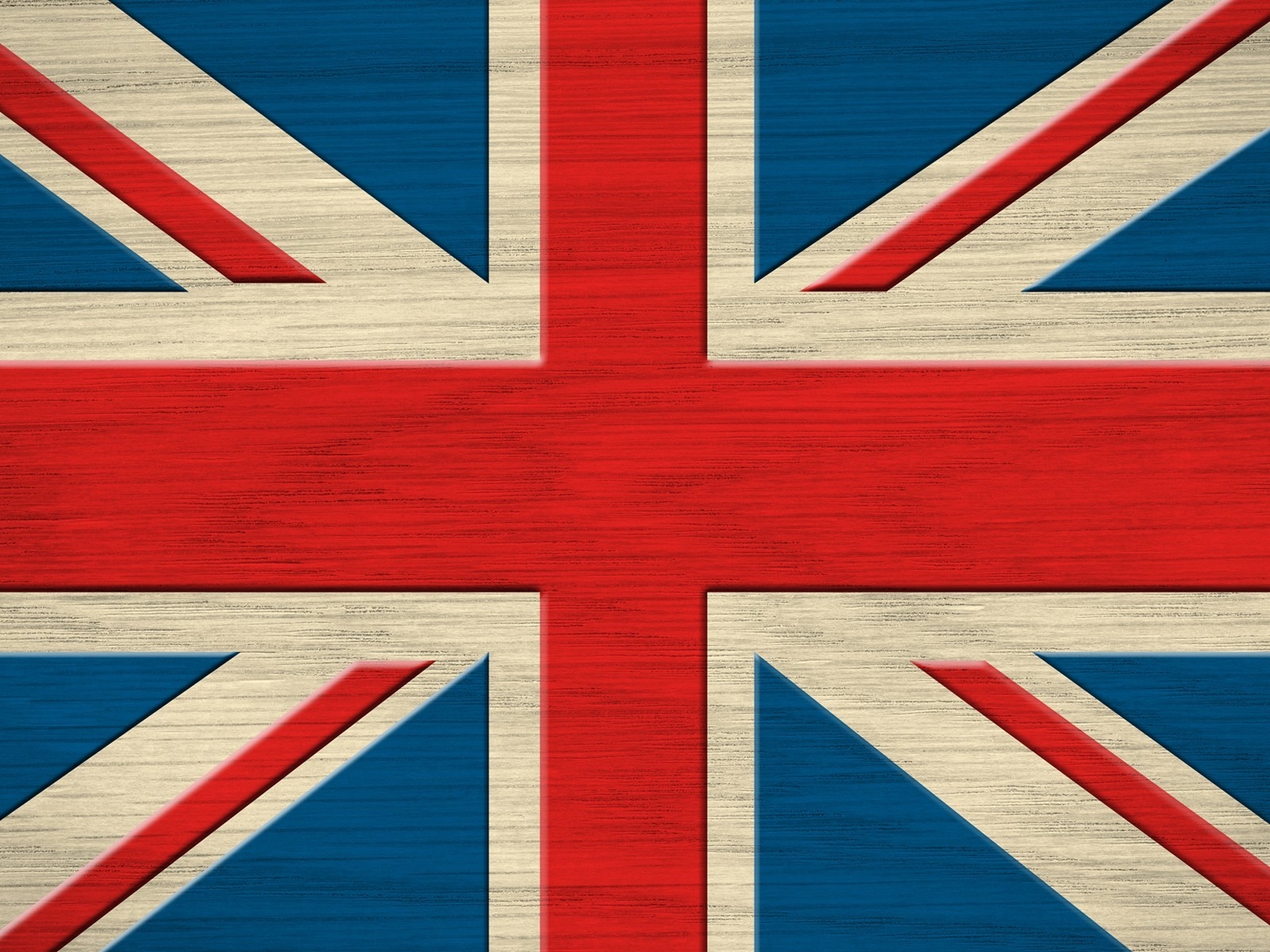 Textured England Flag for 1600 x 1200 resolution