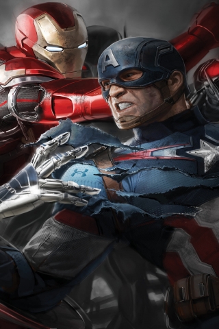 The Avengers Age of Ultron Superheroes for 320 x 480 iPhone resolution