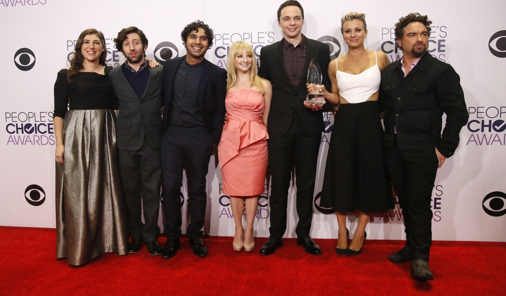 The Big Bang Theory Peoples Choice Awards for 1024 x 600 widescreen resolution