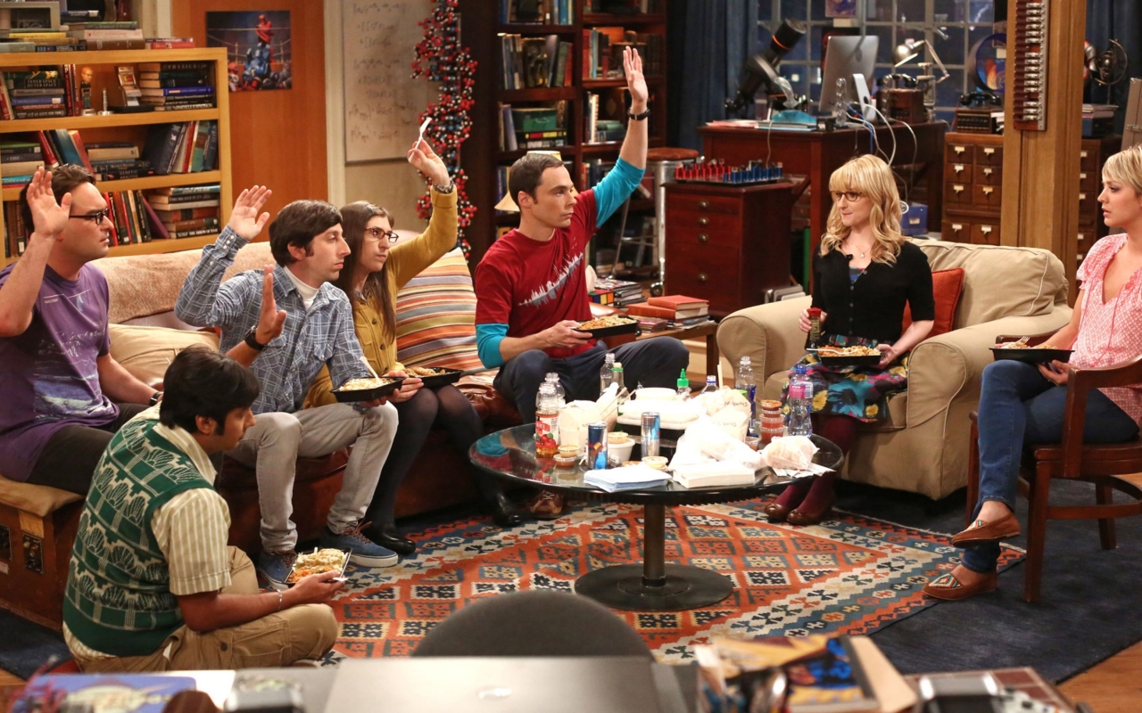 The Big Bang Theory Scene for 1280 x 800 widescreen resolution