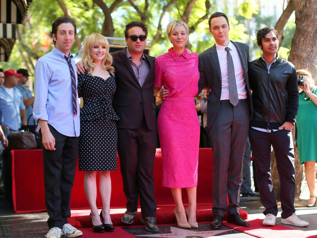 The Big Bang Theory Walk of Fame for 1024 x 768 resolution