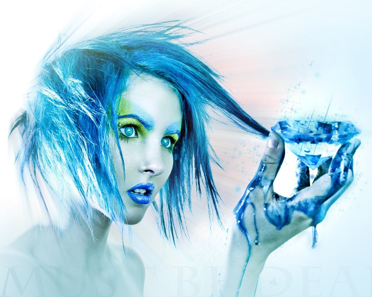 The Blue Girl for 1280 x 1024 resolution