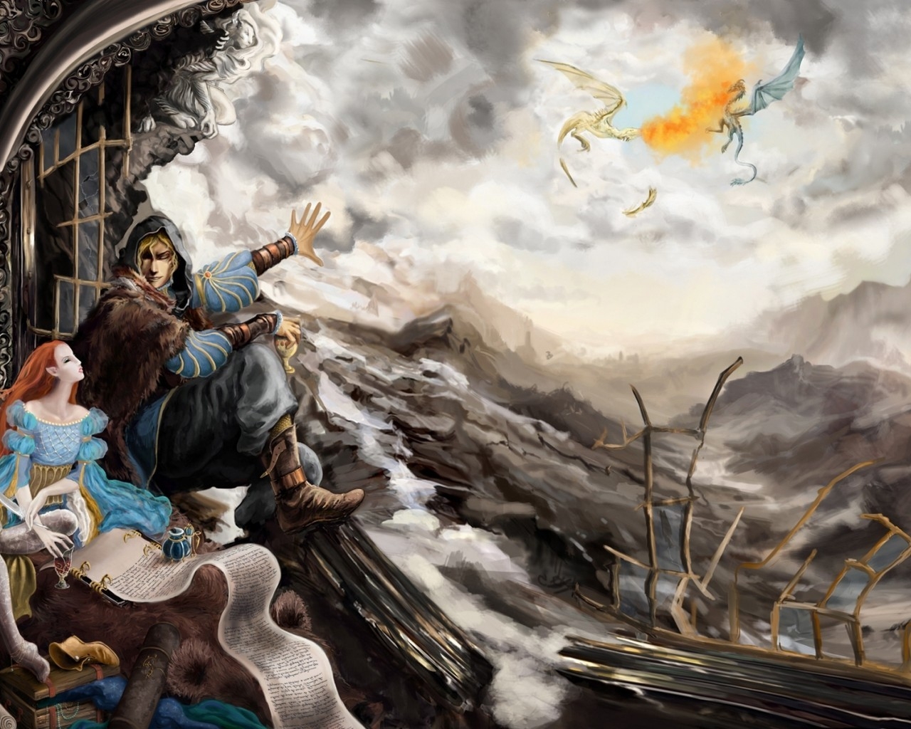 The Elder Scrolls V Skyrim Poster for 1280 x 1024 resolution