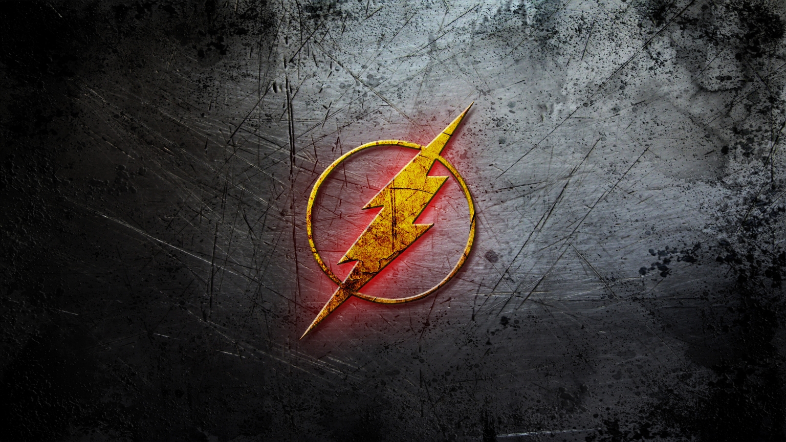 The Flash Logo for 1536 x 864 HDTV resolution