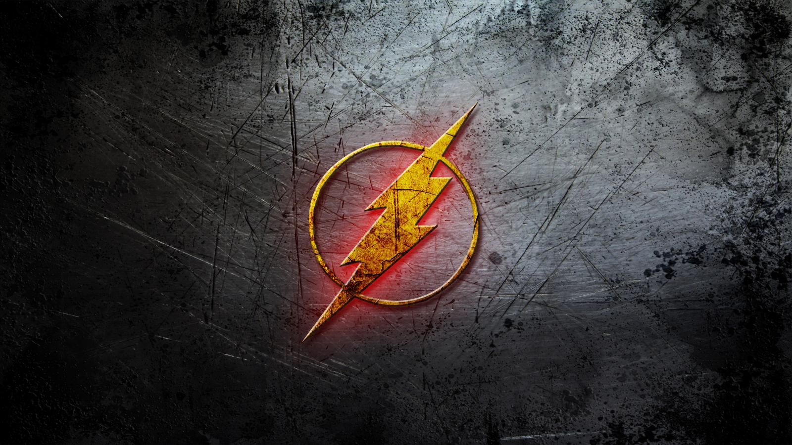 The Flash Logo for 1600 x 900 HDTV resolution