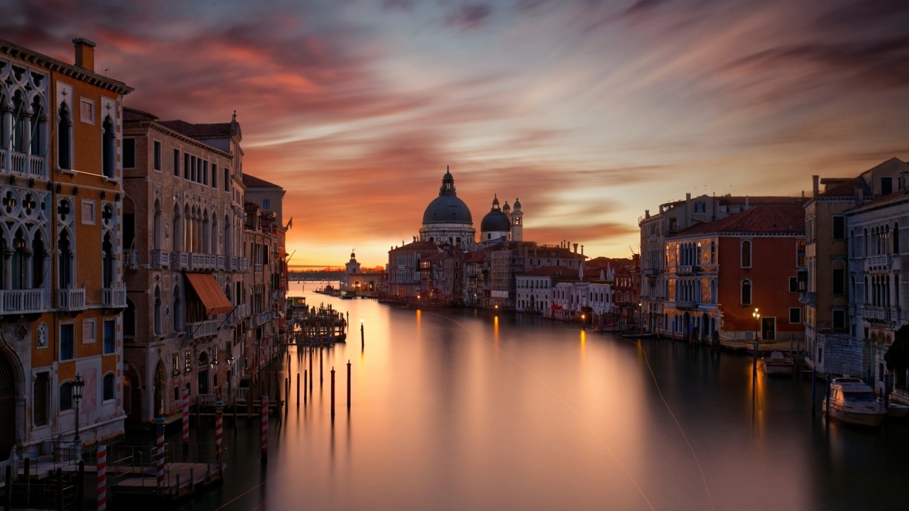 The Grand Canal Venice for 1280 x 720 HDTV 720p resolution