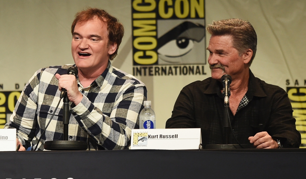 The Hateful Eight Tarantino and Kurt Rusell for 1024 x 600 widescreen resolution