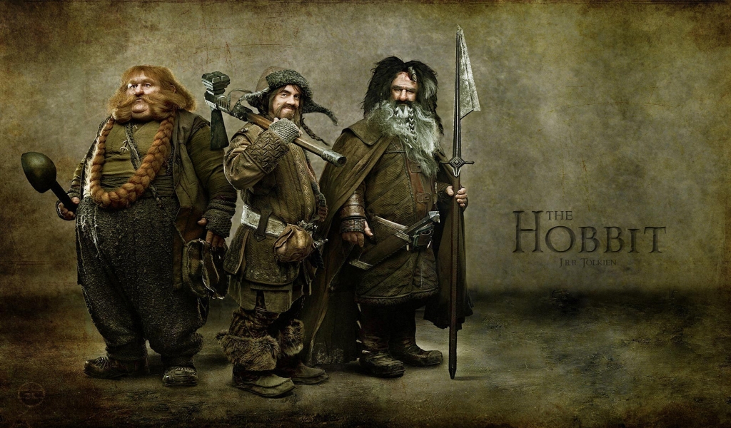 The Hobbit Characters for 1024 x 600 widescreen resolution