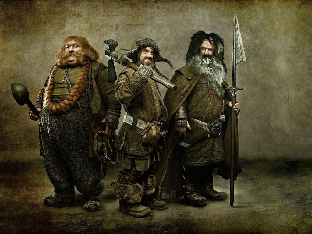 The Hobbit Characters for 1024 x 768 resolution