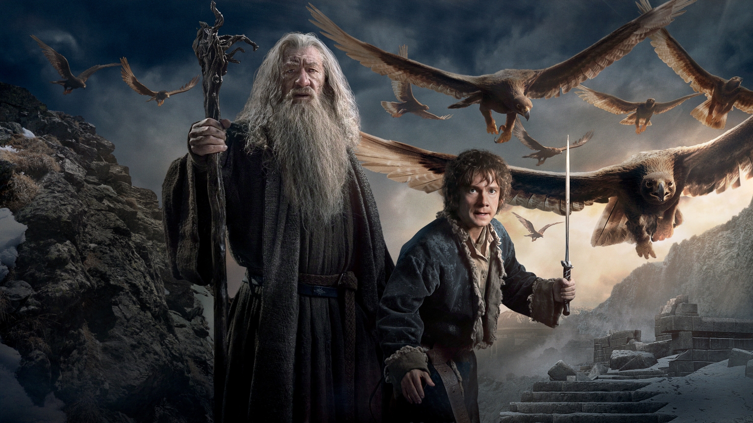 The Hobbit The Battle Of The Five Armies for 1536 x 864 HDTV resolution