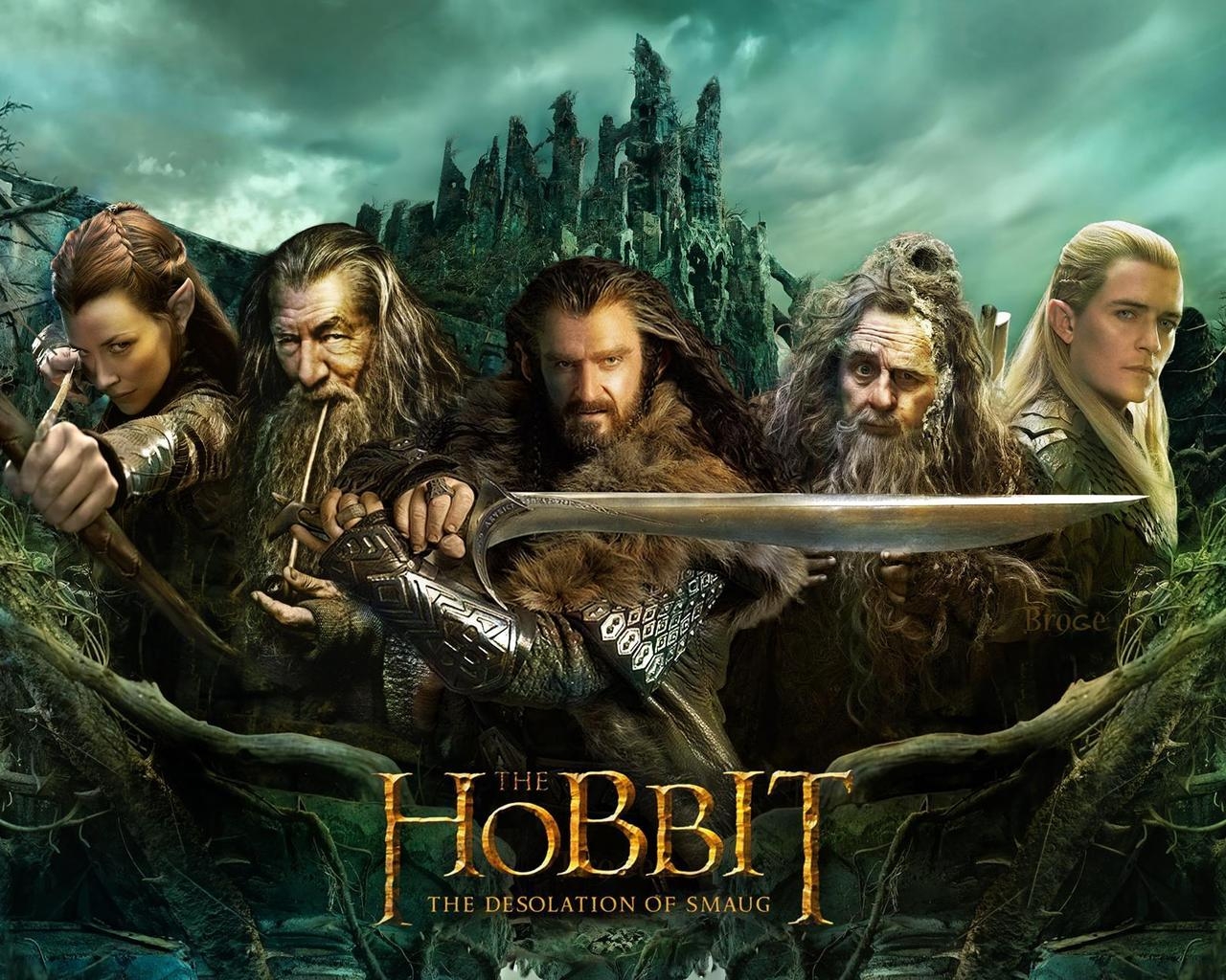  The Hobbit The Desolation of Smaug Poster for 1280 x 1024 resolution