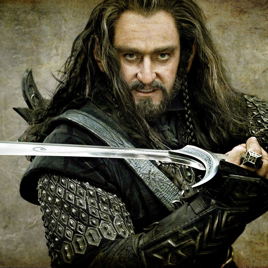 The Hobbit Thorin Oakenshield for 1024 x 1024 iPad resolution